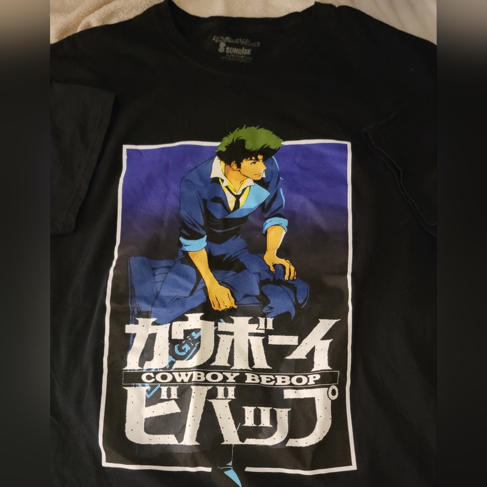 Cowboy Bebop Anime Shirt Size Large in Excellent Condition